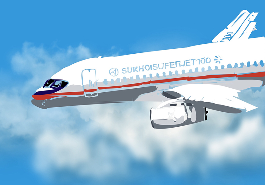 Sukhoi Superjet 100, ложная тревога